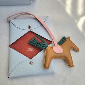 ❌SOLD❌ Hermes Calvi Blue Brume and Brique